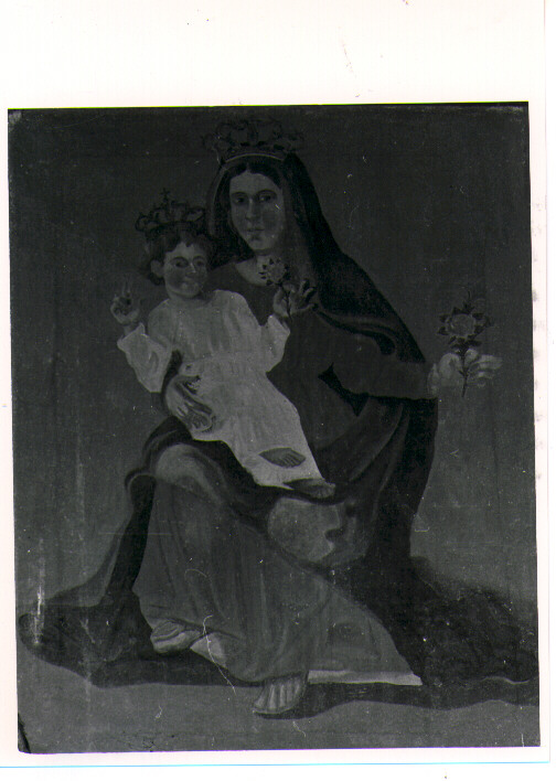 Madonna di Montaldo, Madonna con Bambino (dipinto) - ambito Italia meridionale (sec. XIX)