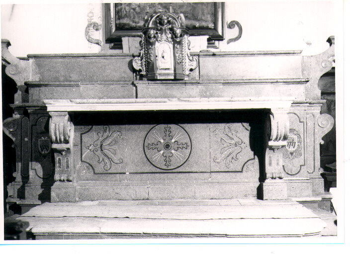 altare maggiore - bottega Italia meridionale (fine/inizio secc. XVIII/ XIX)