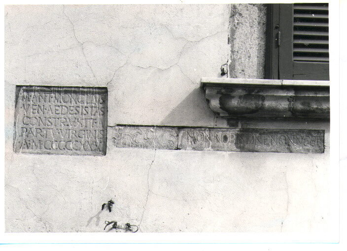 lapide documentaria - bottega Italia meridionale (sec. XVI)