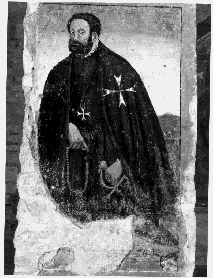 Giuseppe Caccia, figura maschile (dipinto) - ambito lucano (sec. XVI)