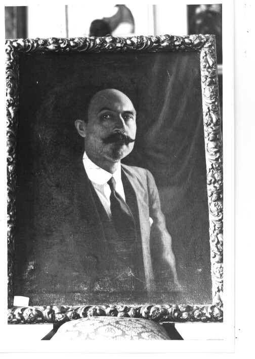 Ritratto di Vincenzo Tangorra, ritratto d'uomo (dipinto) di Mazzi G (sec. XX)