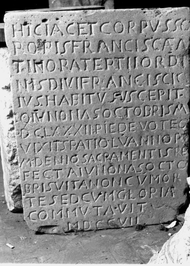 lapide tombale - bottega lucana (sec. XVIII)