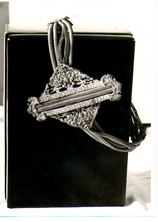 addobbo di immagine sacra - bottega napoletana (prima metà sec. XX)