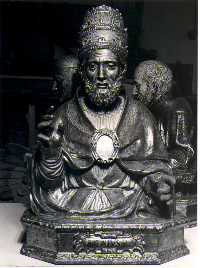 San Caio, Santo (reliquiario - a busto) - bottega napoletana (sec. XVII)