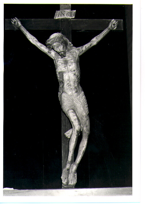 Cristo crocifisso (scultura) - bottega Italia meridionale (prima metà sec. XVII)
