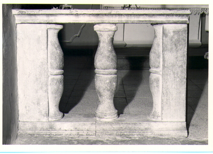 balaustrata - bottega lucana (sec. XVII)