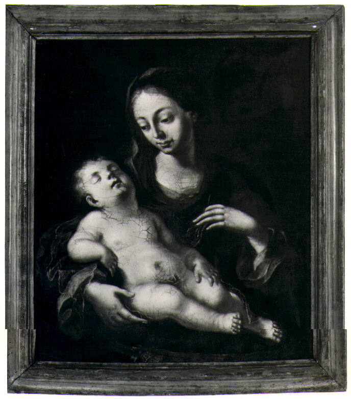 Madonna con Bambino (dipinto) - ambito Italia meridionale (sec. XVIII)