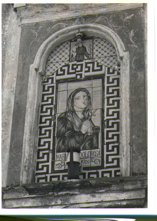 Madonna Addolorata e Sant'Antonio da Padova (edicola) - bottega Italia meridionale (sec. XX)