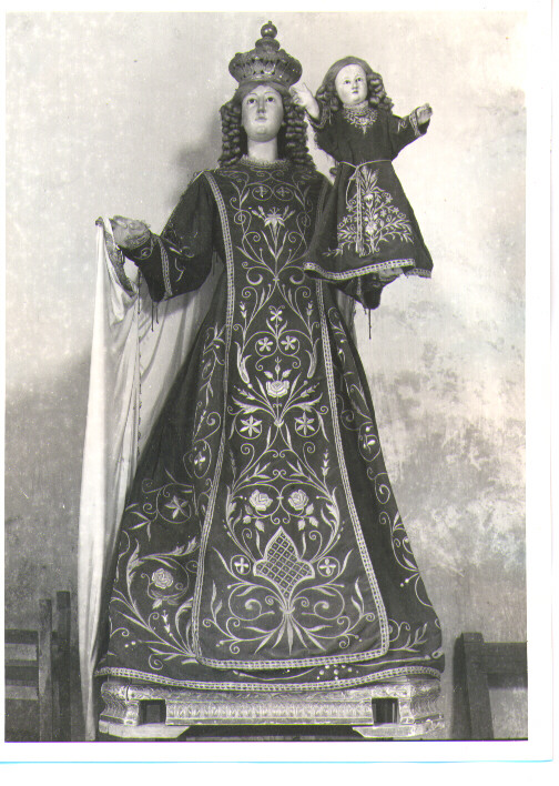 Madonna del Rosario (statua) - bottega Italia meridionale (fine/inizio secc. XVIII/ XIX)