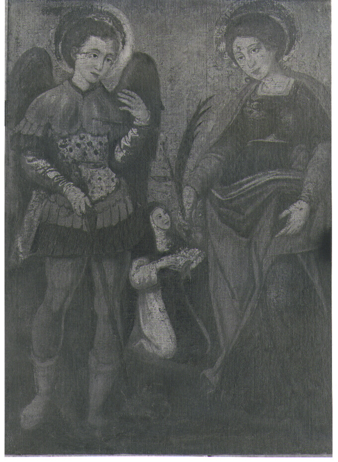 San Michele e Sant'Orsola, Santi (dipinto) - ambito lucano (sec. XVI)