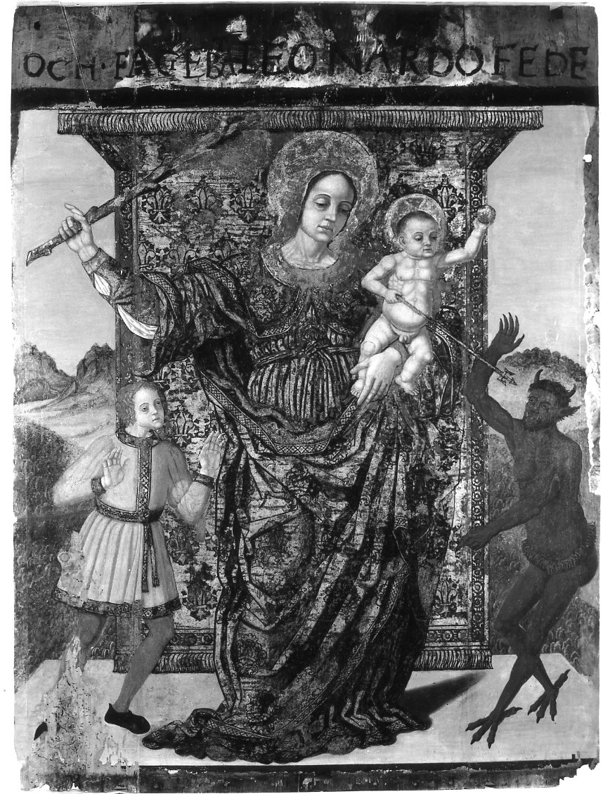 Madonna del Soccorso (dipinto) di Fede Leonardo (fine/inizio secc. XV/ XVI)