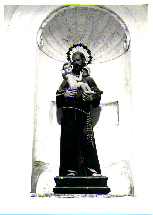 Santo francescano (scultura) - bottega Italia meridionale (sec. XIX)