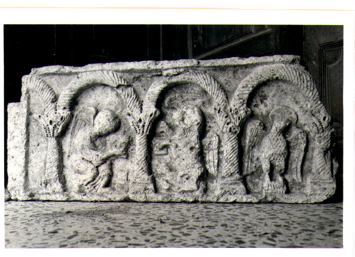 architrave, frammento di Melchorre da Montalbano (attribuito) (sec. XIII)