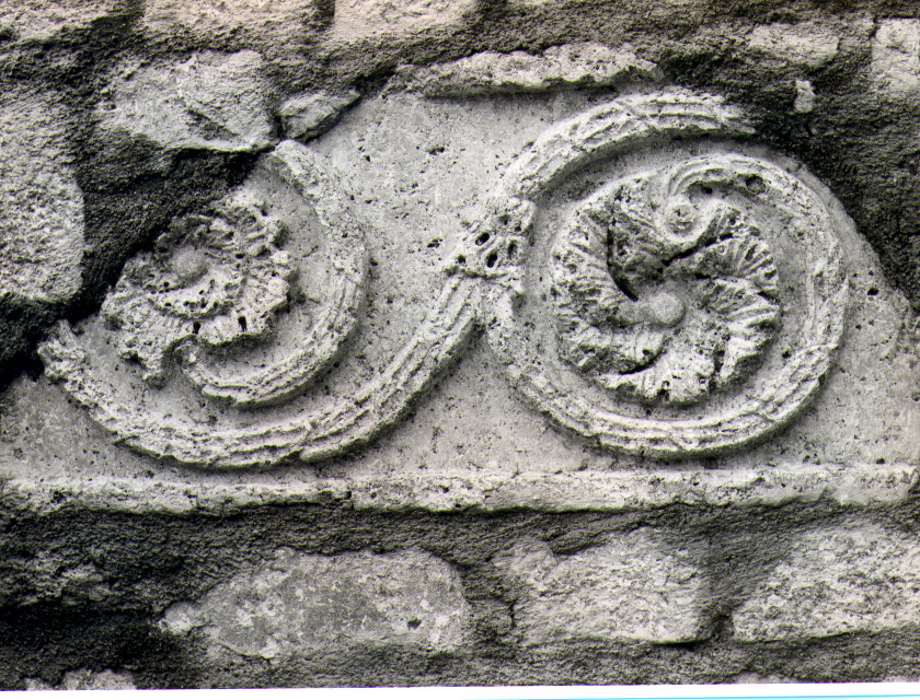 cornice, frammento - bottega lucana (sec. XIII)