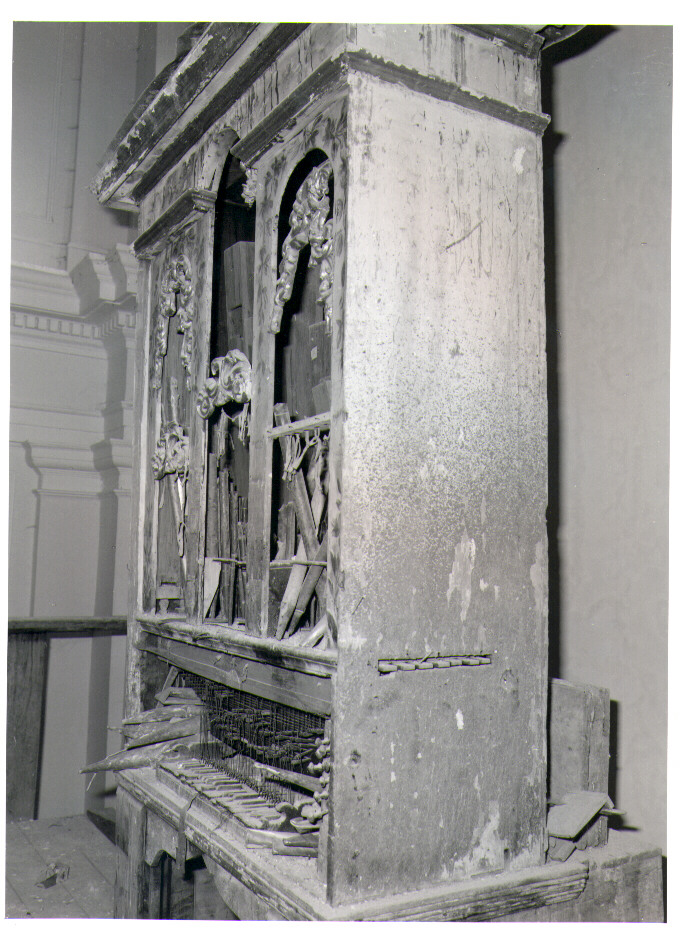 cassa d'organo - bottega Italia meridionale (fine/inizio secc. XVIII/ XIX)
