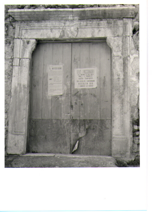 portale - bottega Italia meridionale (sec. XVI)