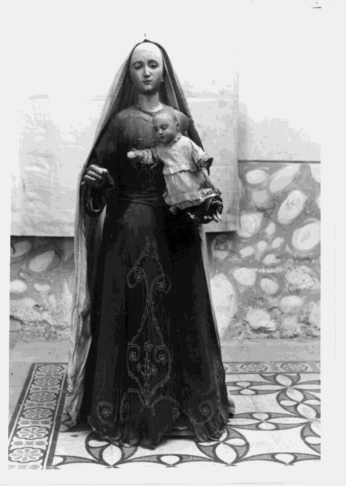 Madonna con Bambino (manichino) - bottega Italia meridionale (sec. XIX)