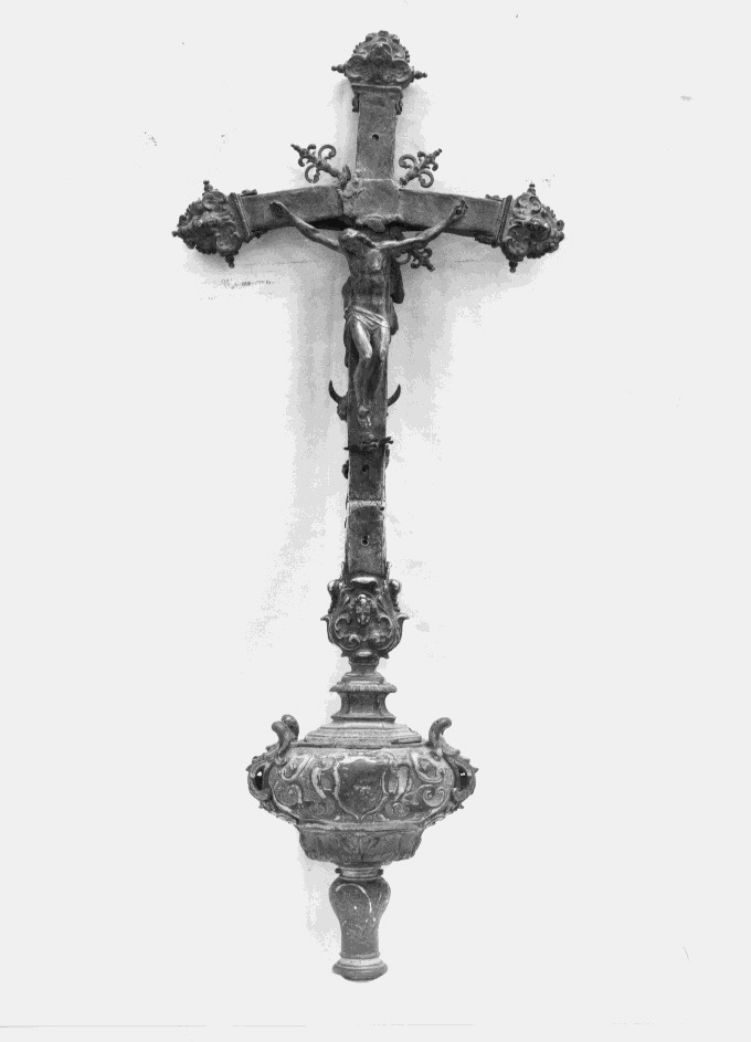 croce processionale - ambito napoletano (sec. XVII)