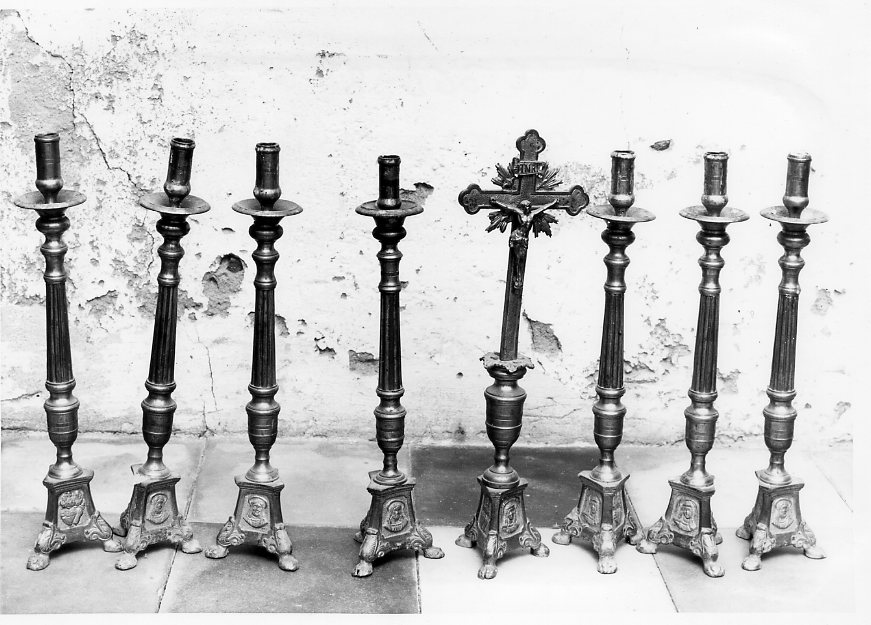 servizio d'altare - bottega napoletana (seconda metà sec. XIX)