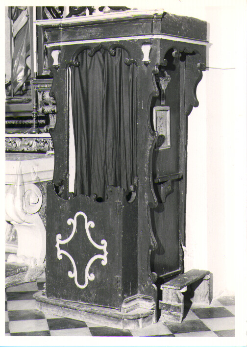 confessionale - bottega lucana (fine sec. XIX)