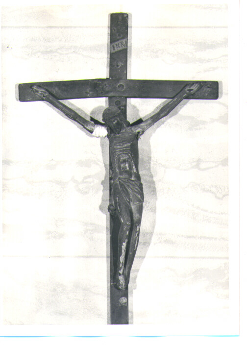 Cristo crocifisso (scultura) - bottega lucana (fine/inizio secc. XV/ XVI)