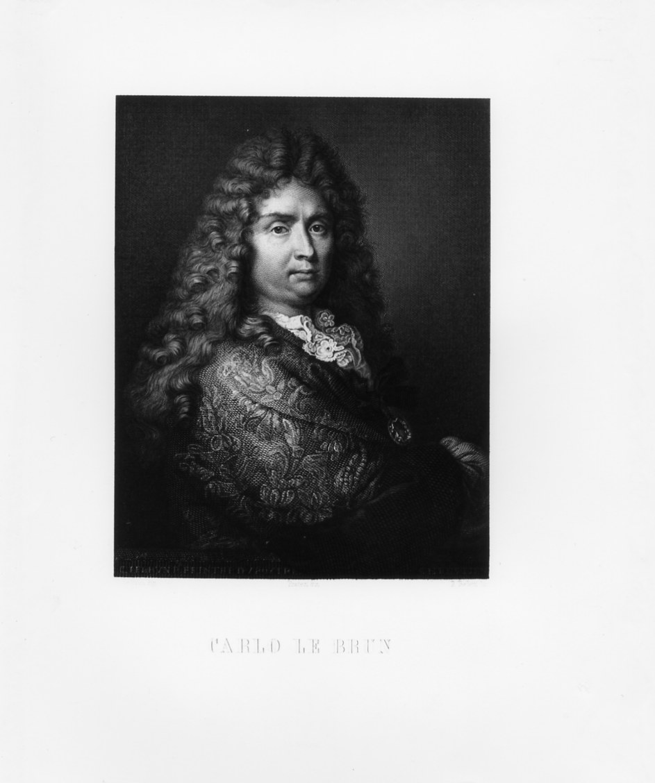 Autoritratto di Charles le Brun (stampa) di Benedetti R, Le Brun Charles (sec. XIX)