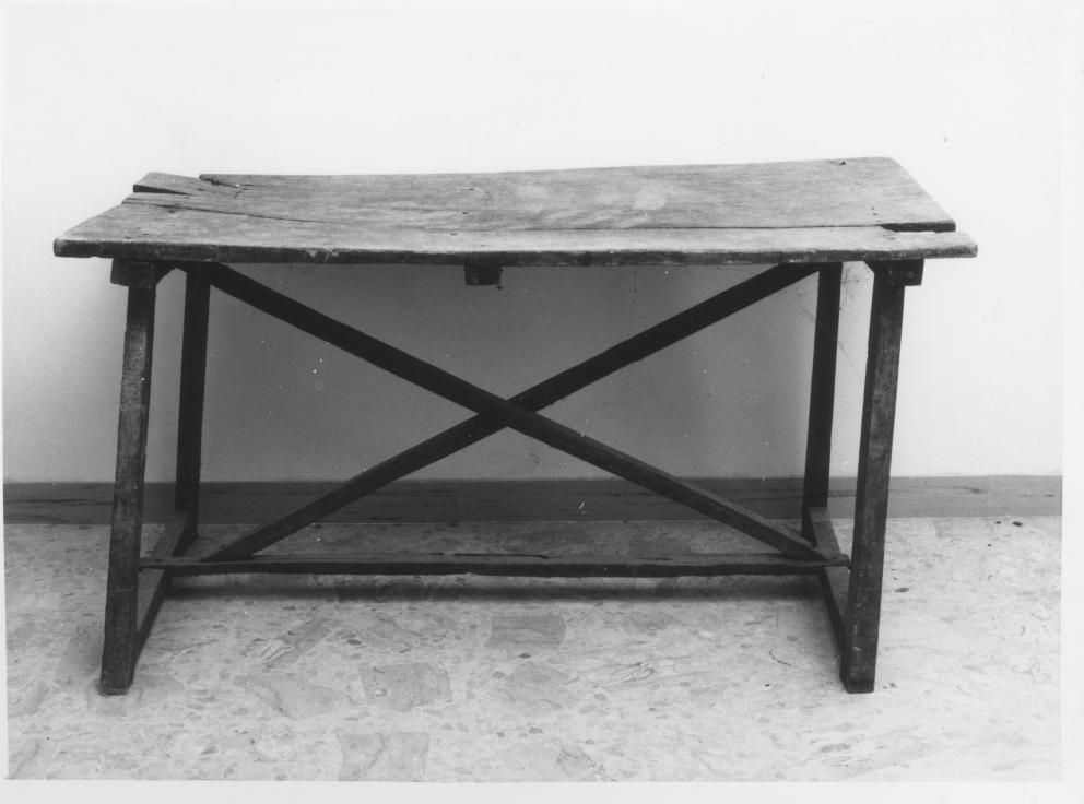 tavolo - bottega Italia meridionale (sec. XX)