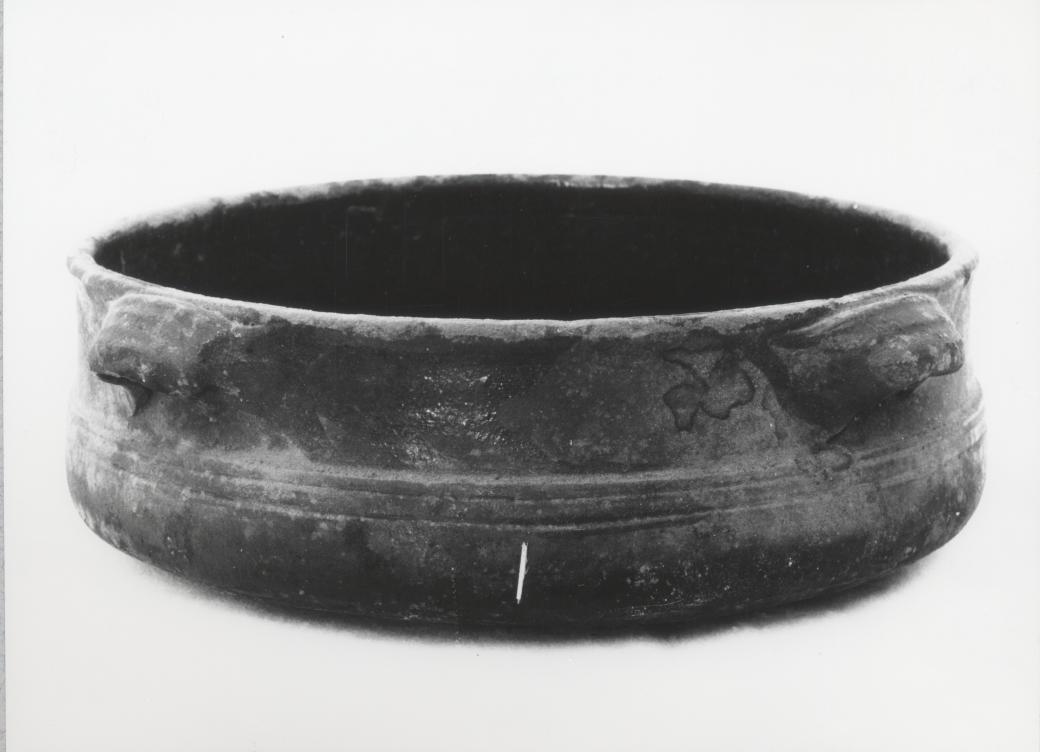 contenitore, tegame - bottega Italia meridionale (sec. XX)