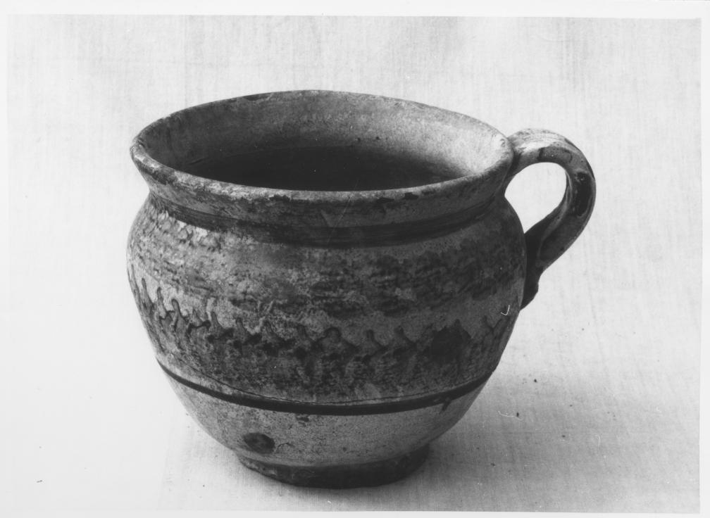 vaso da notte - bottega Italia meridionale (sec. XX)