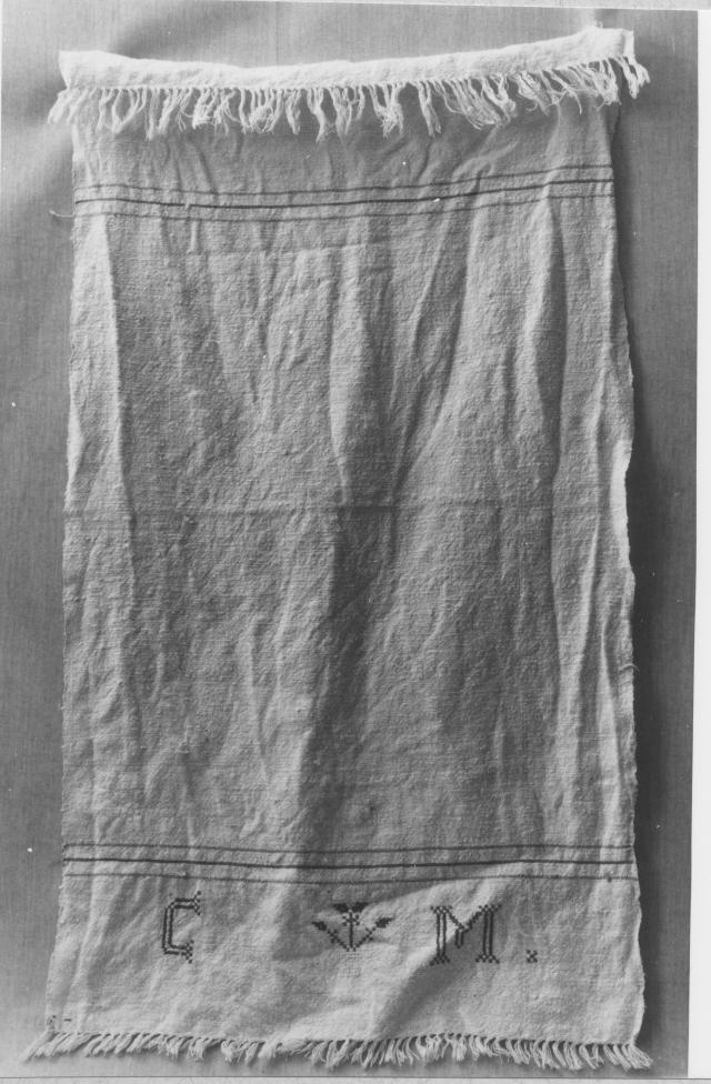 tovaglietta - manifattura Italia meridionale (sec. XX)