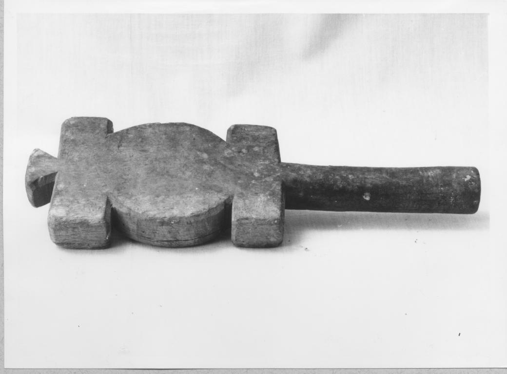 mazza battitrice - bottega Italia meridionale (sec. XX)