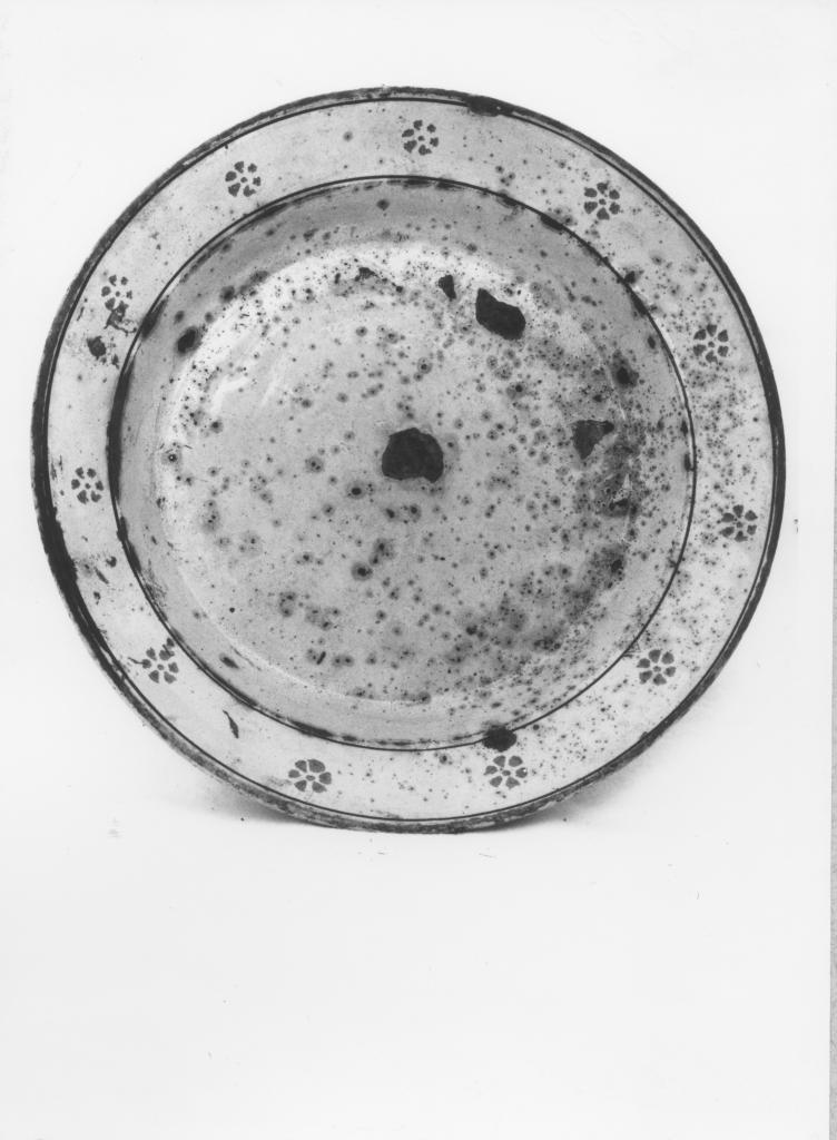 contenitore, piatto - bottega Italia meridionale (sec. XX)