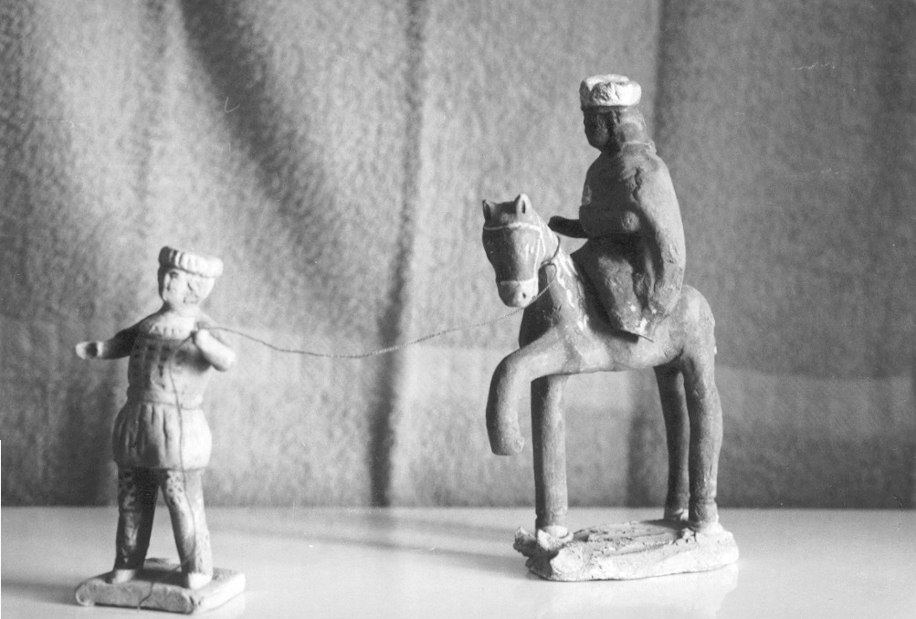 statuetta di presepio di nr (artigiani (figurinai)) - Bottega artigiana (1950 post)