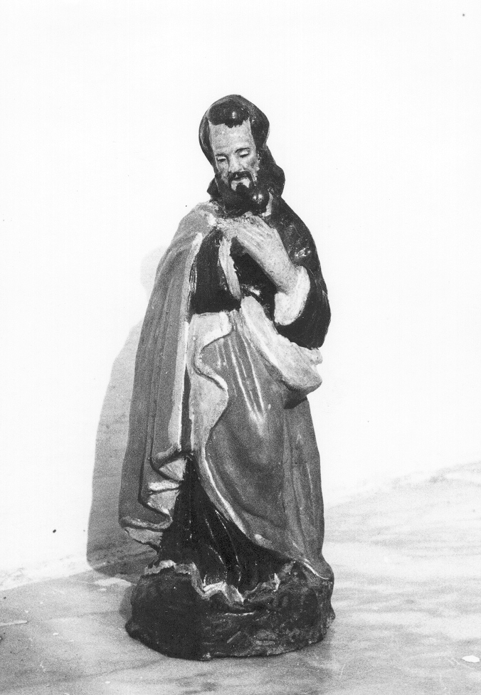 statuetta di presepio di Rocco Padula (Falegname, barbiere nato a Montescaglioso) (1940 post)