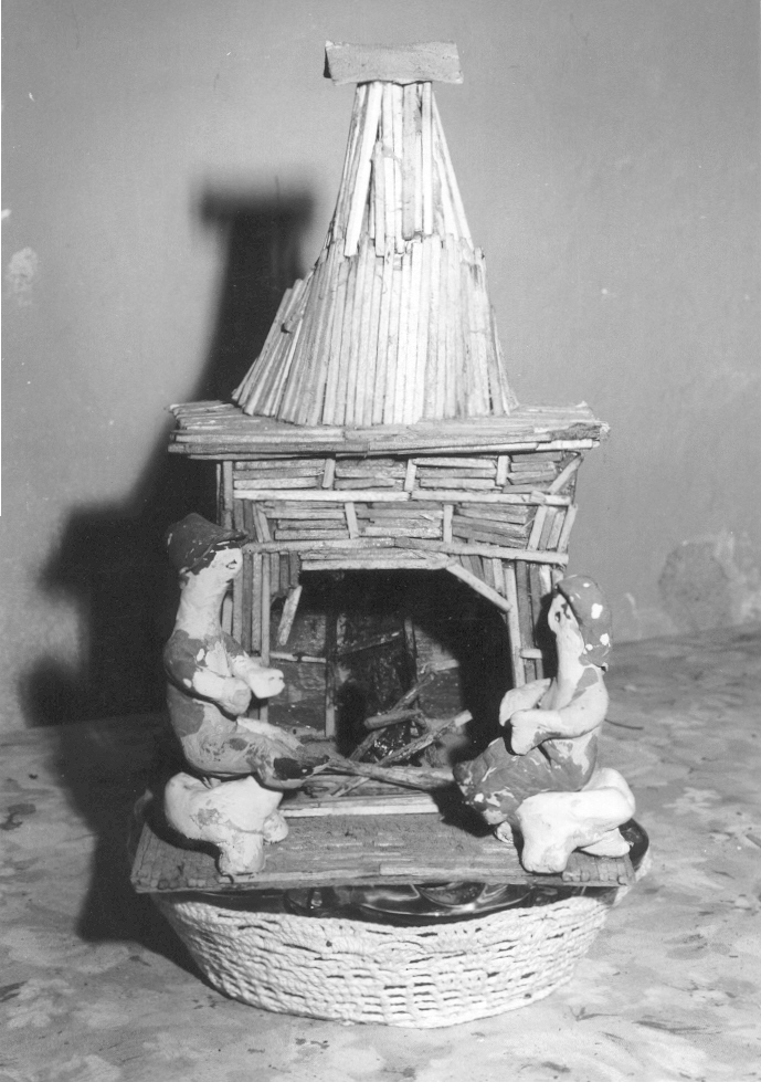 elemento di presepe di Ferrara Bitondo Vita (Casalinga e contadina, analfabeta, coltivatrice diretta) (1970 post)