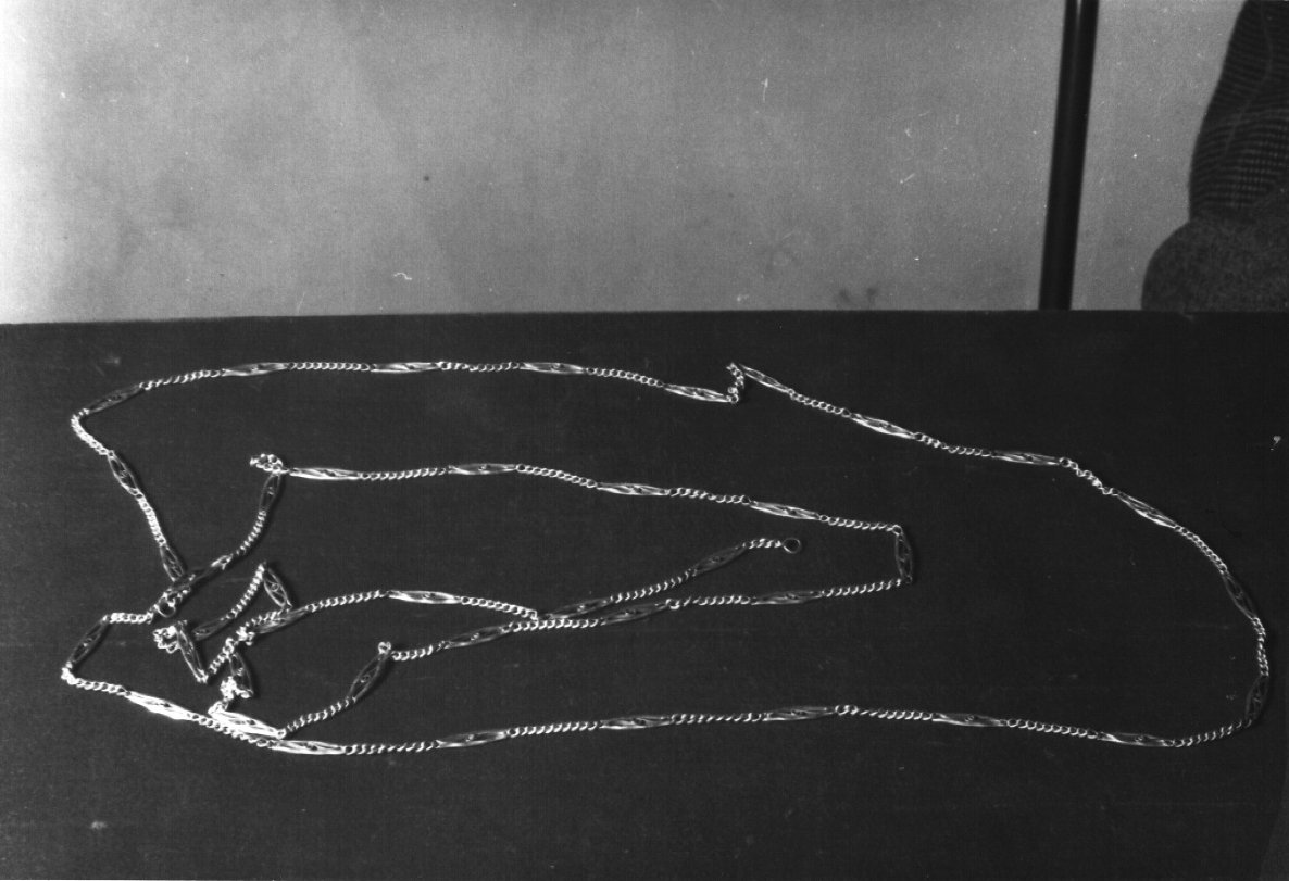 catena di orologio, oggetti personali - Ambito meridionale (sec. XX secondo quarto)