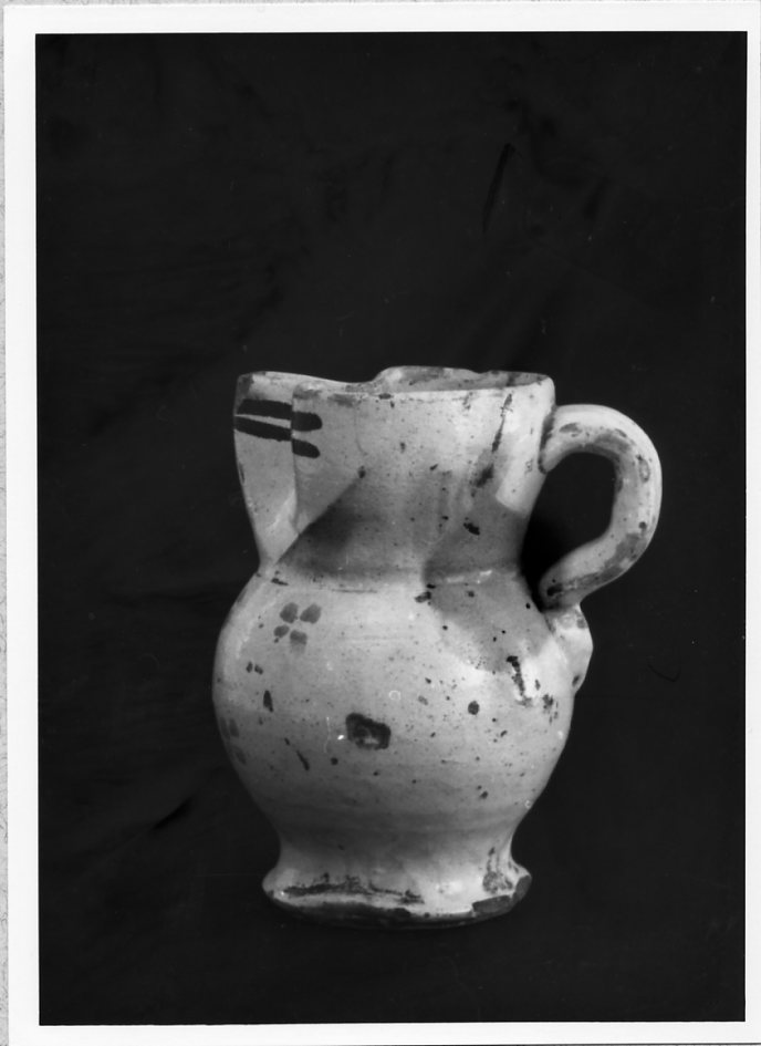 brocca, utensili, Casa contadina - Bottega artigiana del ceramista (1910 ca)