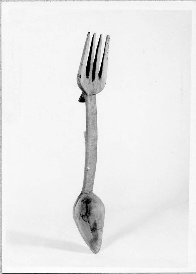 cucchiaio-forchetta, utensili, Casa contadina - Arte dei pastori (1940 ca)