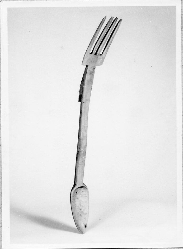 cucchiaio-forchetta, utensili, Casa contadina - Arte dei pastori (1950 ca)