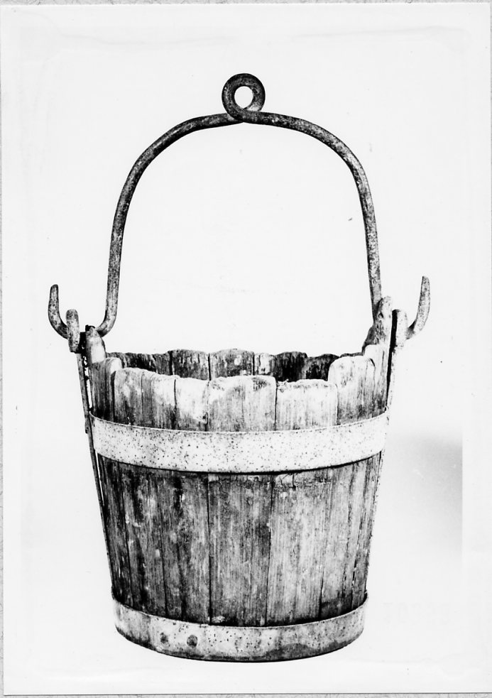 secchio da pozzo, recipienti - bottega del falegname (1850 ca)