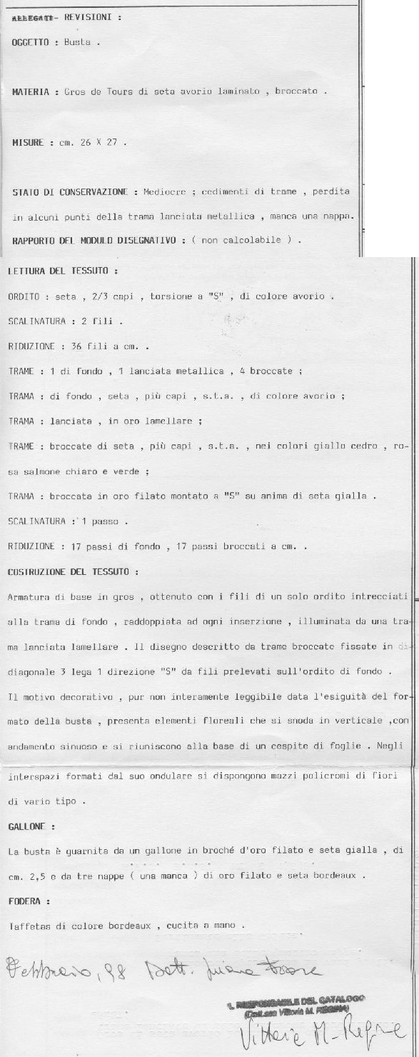 borsa del corporale - manifattura Italia meridionale (seconda metà sec. XVIII)