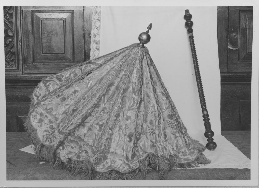 ombrellino processionale - manifattura napoletana (metà sec. XIX)