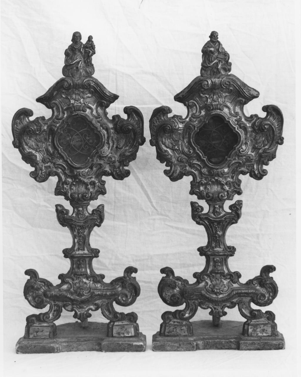 reliquiario - a ostensorio - bottega napoletana (sec. XVIII)