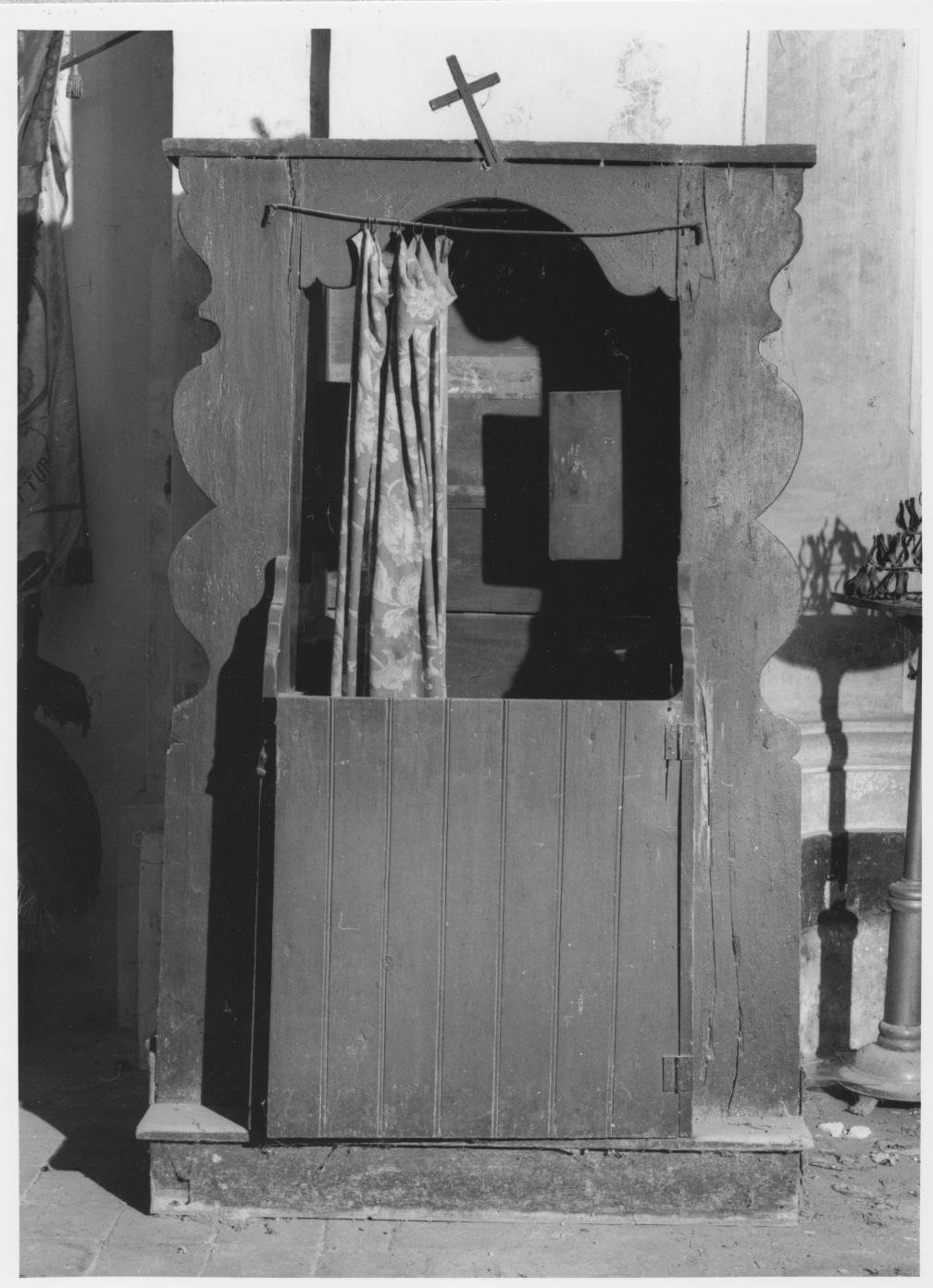 confessionale - bottega Italia meridionale (sec. XIX)