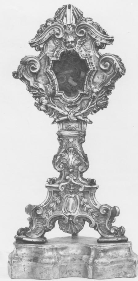 reliquiario - a ostensorio - bottega napoletana (seconda metà sec. XVIII)