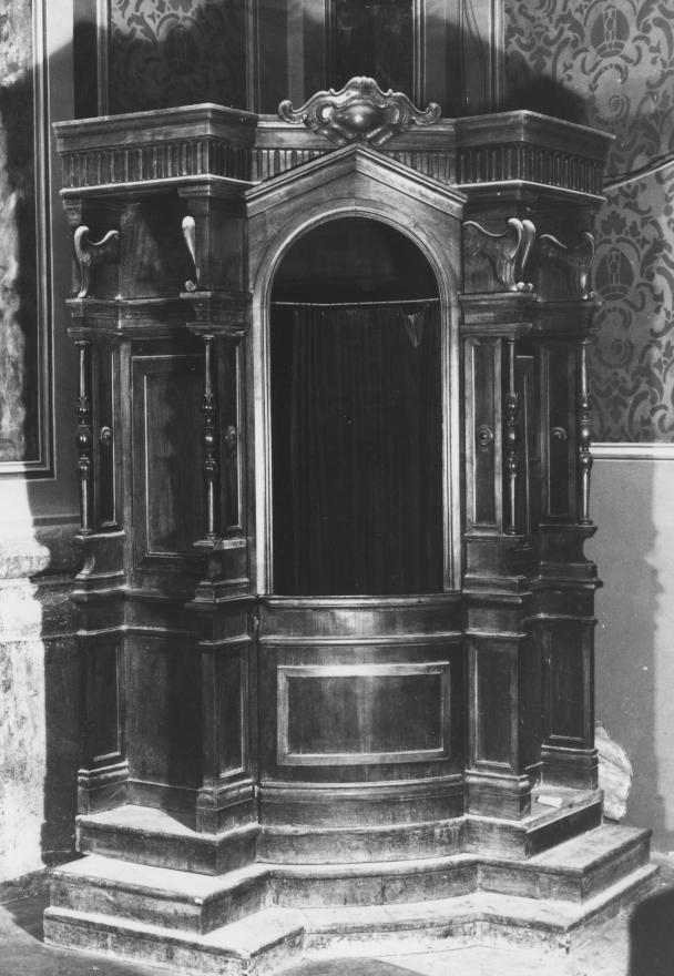 confessionale - bottega Italia meridionale (secc. XVIII/ XIX)