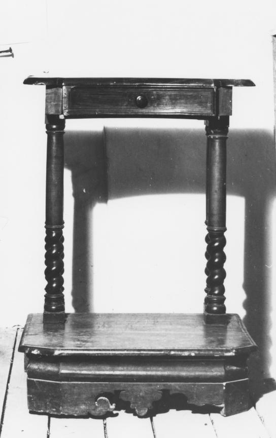 inginocchiatoio - bottega Italia meridionale (secc. XIX/ XX)