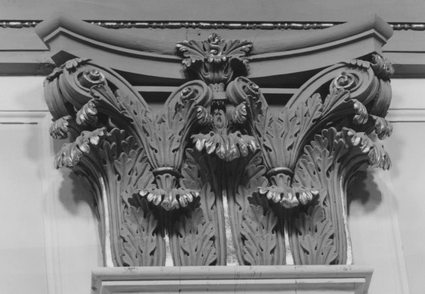 semicapitello corinzio, serie - bottega Italia meridionale (sec. XX)