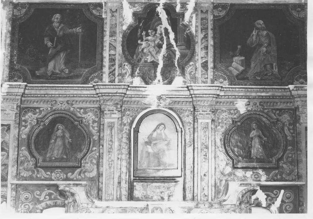 Madonna con Bambino e Santi (polittico) - ambito Italia meridionale (sec. XIX)