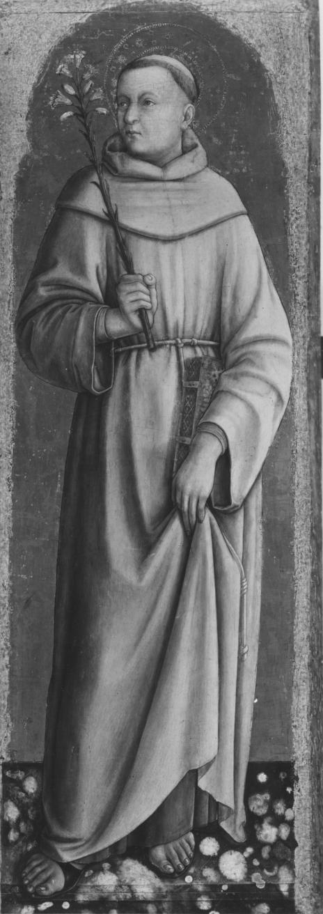 Sant'Antonio da Padova (dipinto) di Bastiani Lazzaro (seconda metà sec. XV)